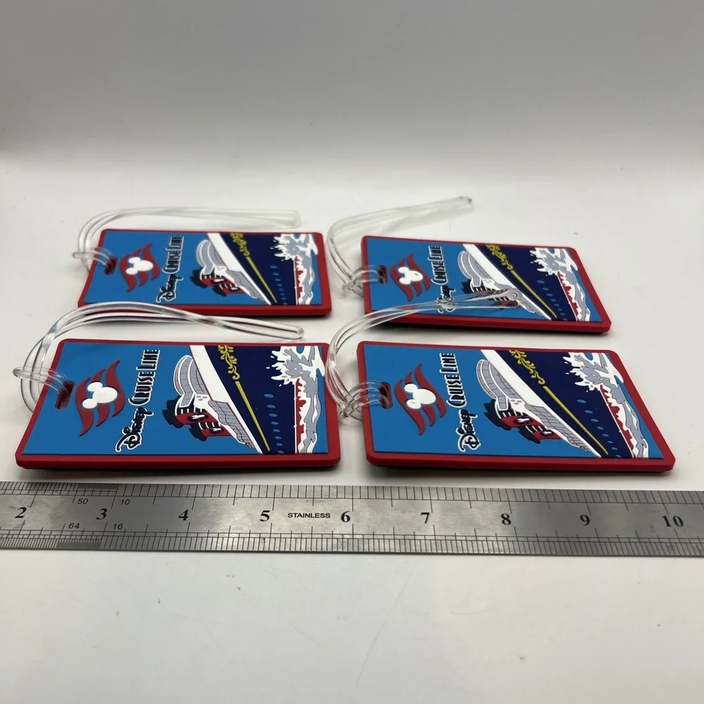 4x New Disney Cruise Line Sailing Ship Luggage Tag Lot Of 4
